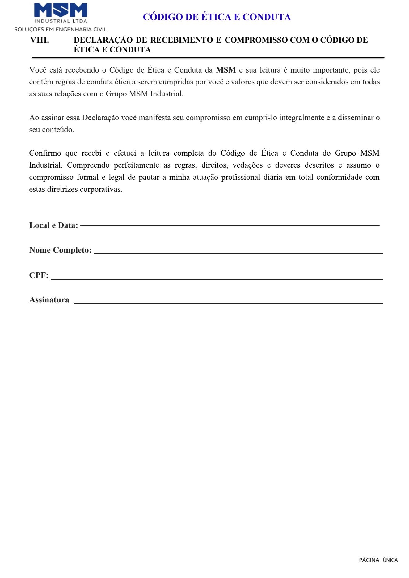 Código de Conduta e Ética - página 14