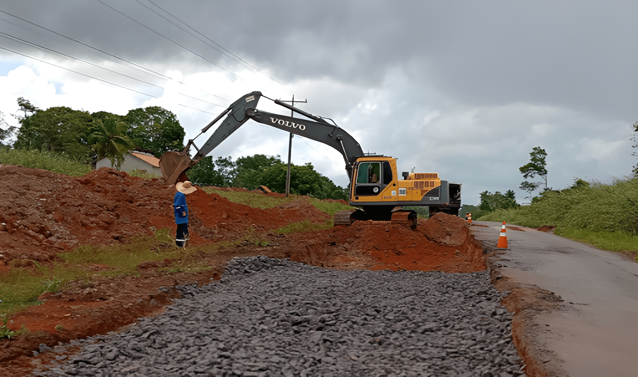 Obra de infraestrutura do Grupo Soster